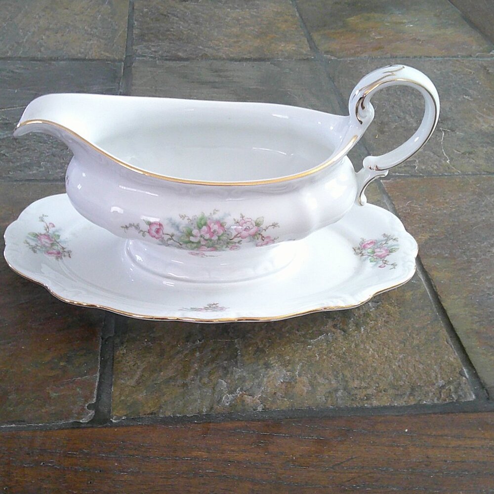 Johann Haviland FLORAL SPLENDOR Gravy Boat